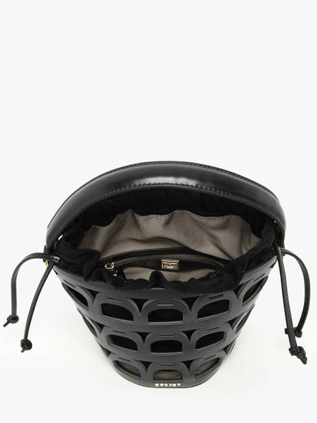 Bucket Bag Epona Leather Etrier Black epona EEPO136M other view 5