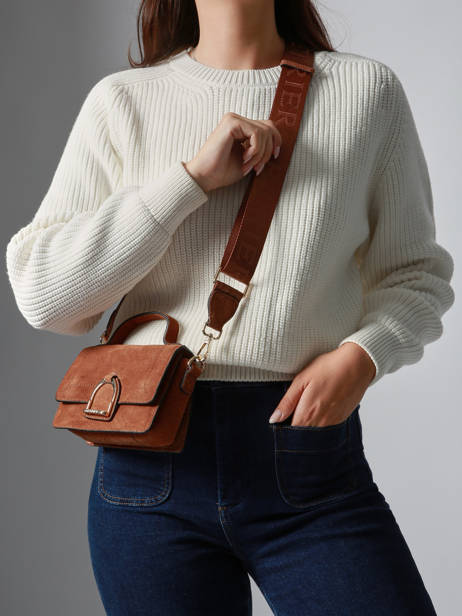 Crossbody Bag Xs Altesse Suede Etrier Brown altesse suede EASU048X other view 1